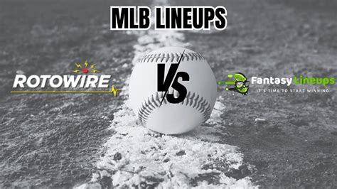 mlb lineups rotowire|RotoWire Fantasy Football, Baseball, Basketball and More.